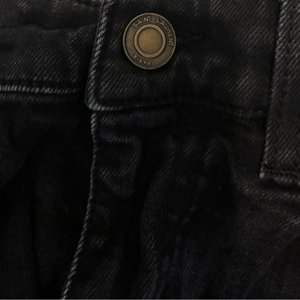 YSL Saint Laurent Slim Fit Jeans D21 M/SK-MW Size 30 - Picture 3 of 4